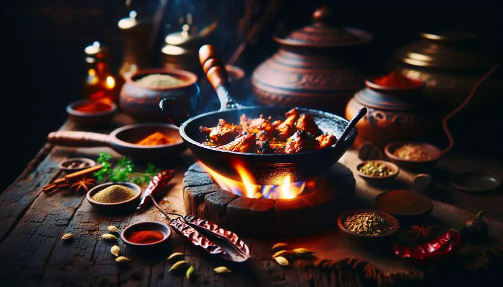 balti pan cooking process