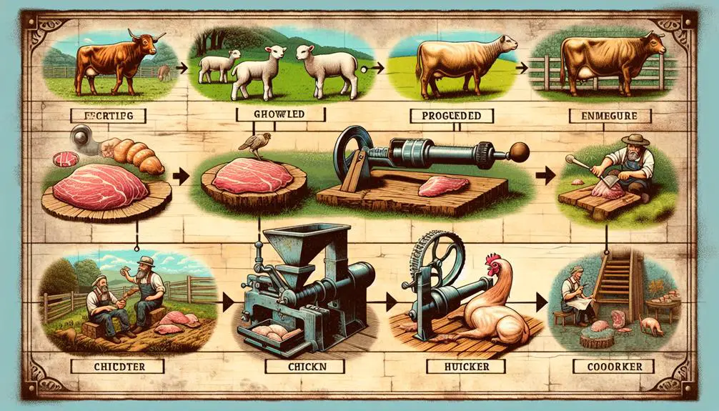 evolution of ground meat