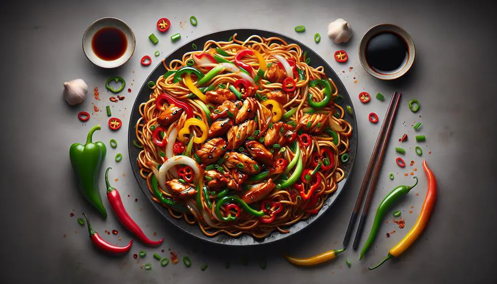 traditional noodle preparation and flavors