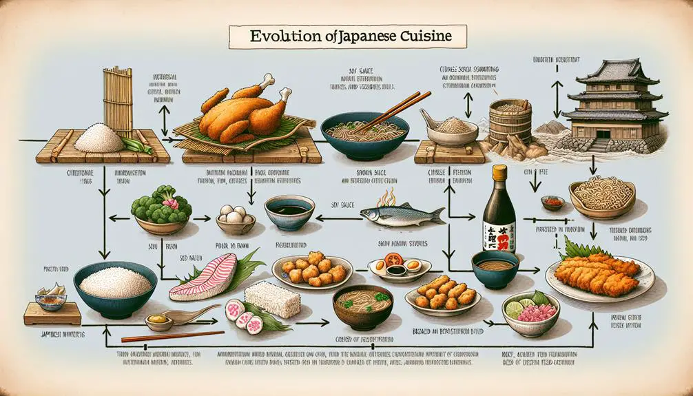 japanese cuisine s historical influences
